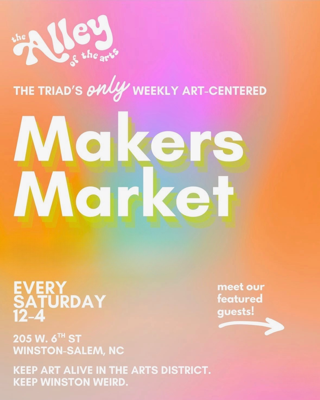 Winston-Salem Alley of The Arts | August 15