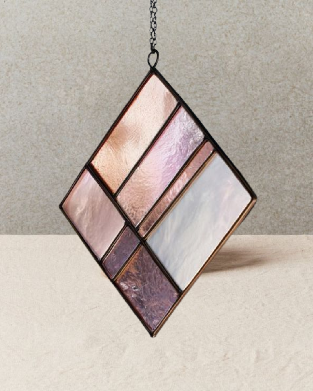 Stained Glass Sun Catcher | Diamond