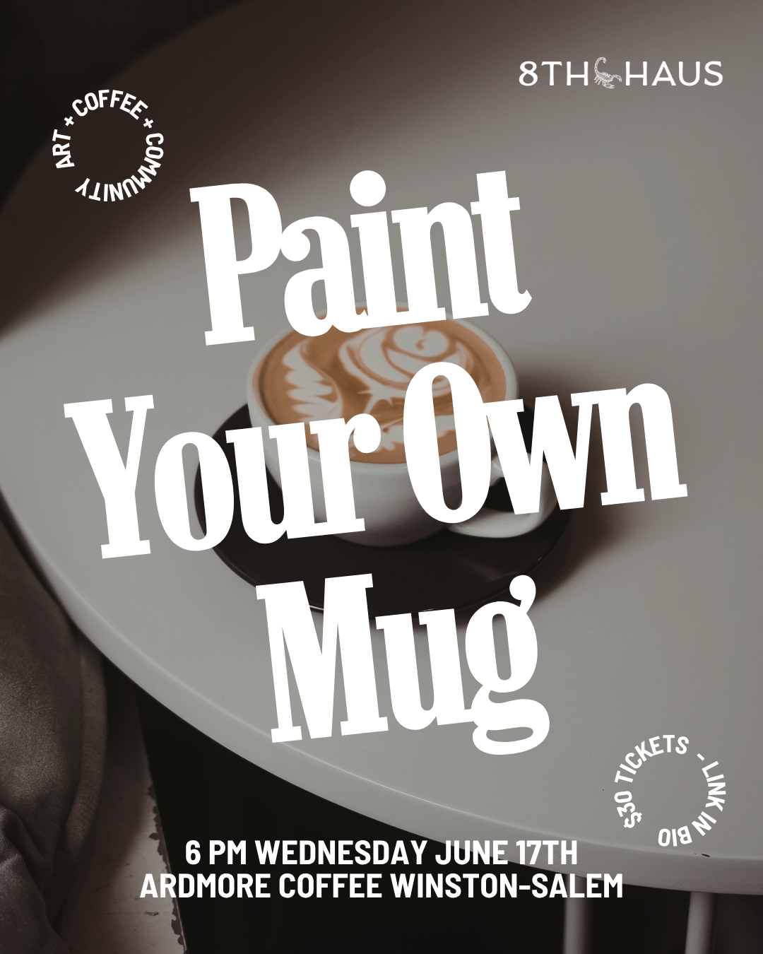 Paint Your Own Mug at Ardmore Coffee