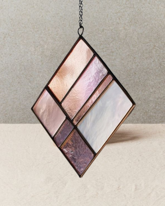 Stained Glass Sun Catcher | Diamond